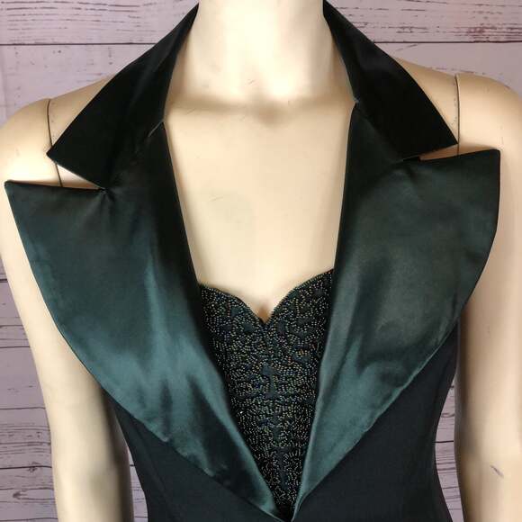 Black Halter Maxi Dress - Picture 5 of 13